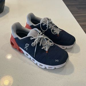 ON Running Mens Cloudflyer Textile Synthetic Trainers

Midnight rust
Size 8.5/9